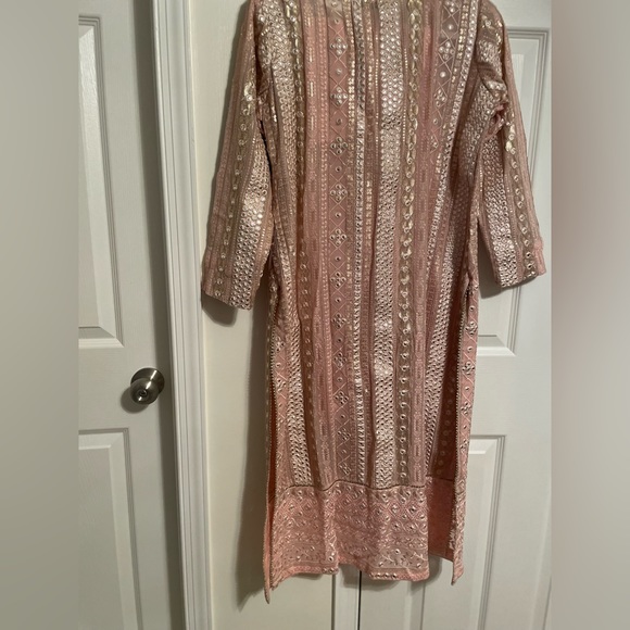 Kanwal Malik 4 piece shirt slip dupatta trouser - Picture 2 of 4